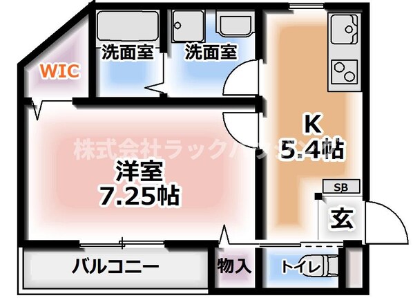 エミュール古川橋の物件間取画像